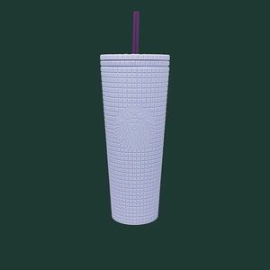 Starbucks 2021 Lilac Gridded Tumbler